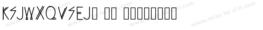 KSJWXQVSEJ0 22 00字体转换